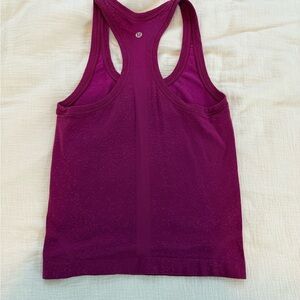 Lululemon Athletica Magenta Racerback Tank Top